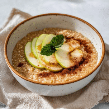 Cinnamon Apple & Millet Breakfast Porridge