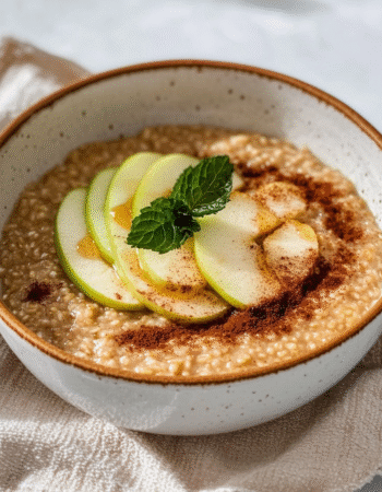 Cinnamon Apple & Millet Breakfast Porridge