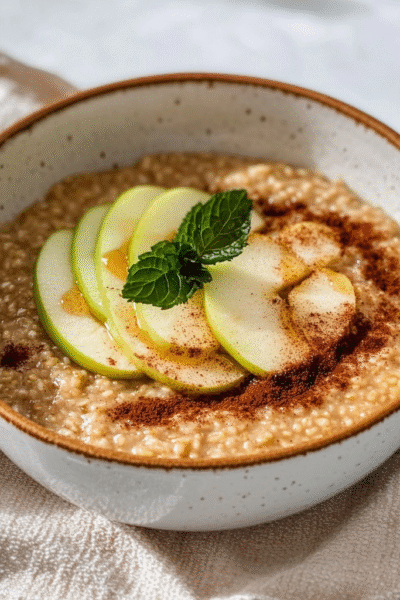 Cinnamon Apple & Millet Breakfast Porridge