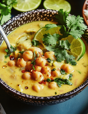 Coconut Kaffir Lime Chickpea Stew