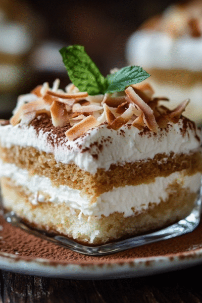 Coconut Tiramisu