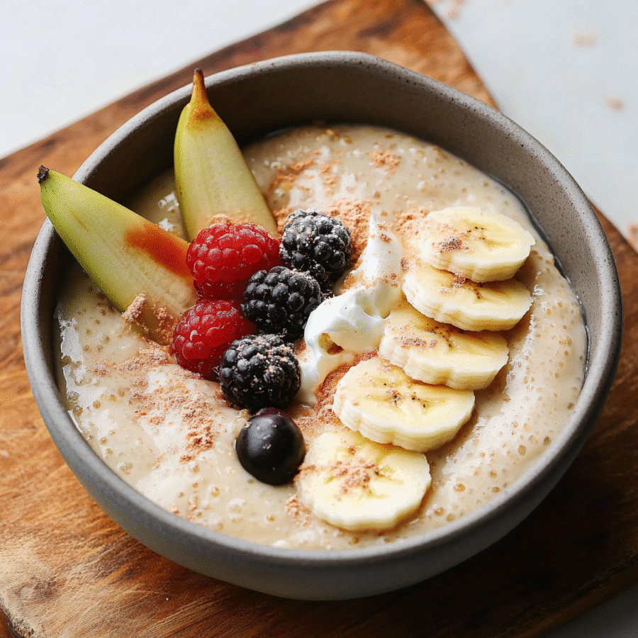 Creamy Coconut Amaranth Pudding