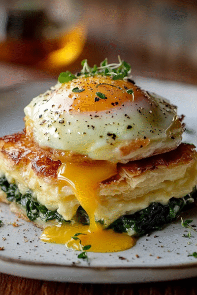 Delicious Eggs Napoleon