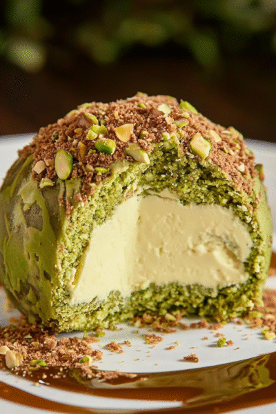 Dubai Pistachio Cheese Bomb