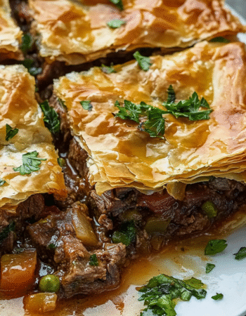 Egyptian Beef Goulash (Phyllo Beef Pie)