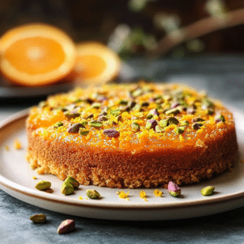 Flourless Orange Pistachio Cake