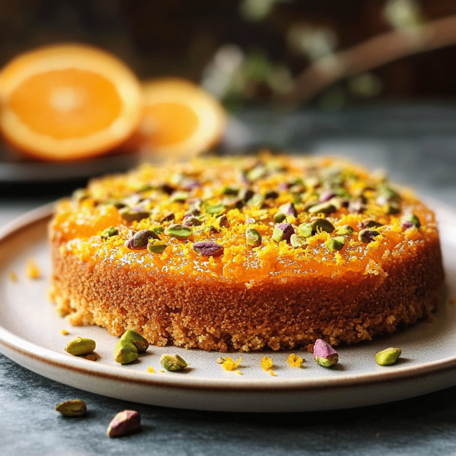 Flourless Orange Pistachio Cake