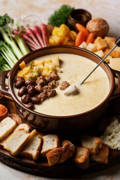 Gruyere Cheese Fondue