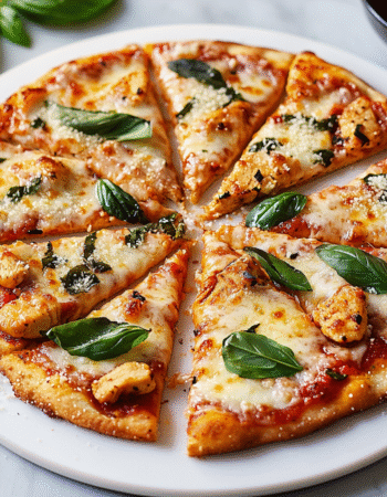 High-Protein Chicken Parm Pizza