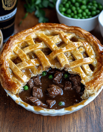 Homemade Steak and Guinness Pie