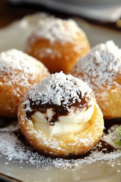 Italian Cream Bombs Dessert Recipe