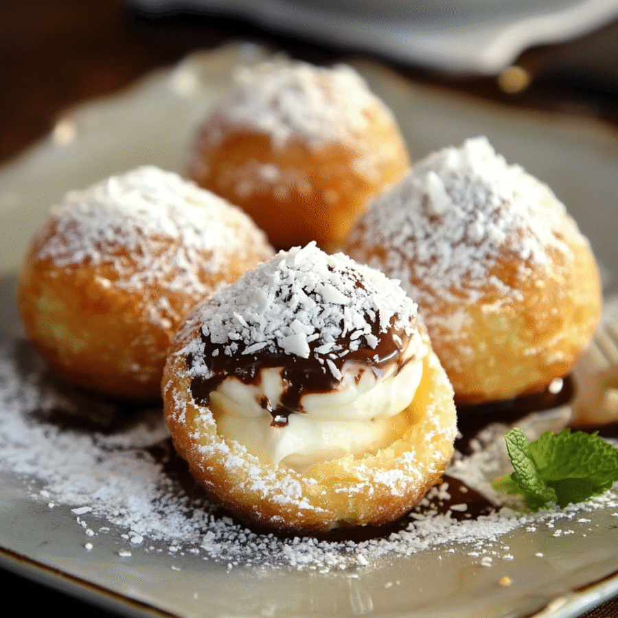 Italian Cream Bombs Dessert Recipe