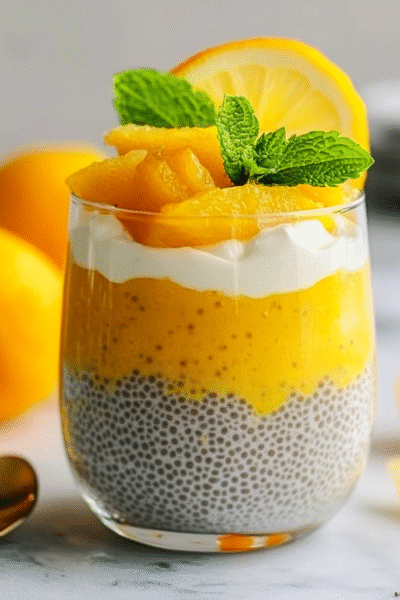 Lemon Curd Chia Pudding