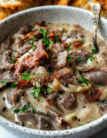 Liver & Lard Chowder