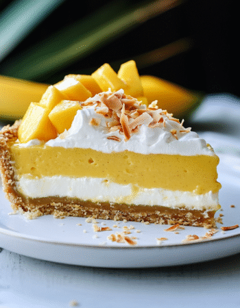 Mango Coconut Cream Pie