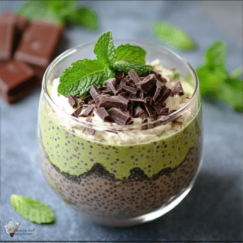 Mint Chocolate Chia Pudding