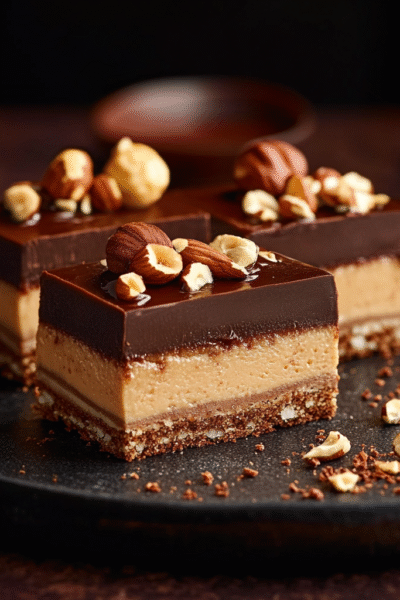 Mocha Hazelnut Pastry Bars