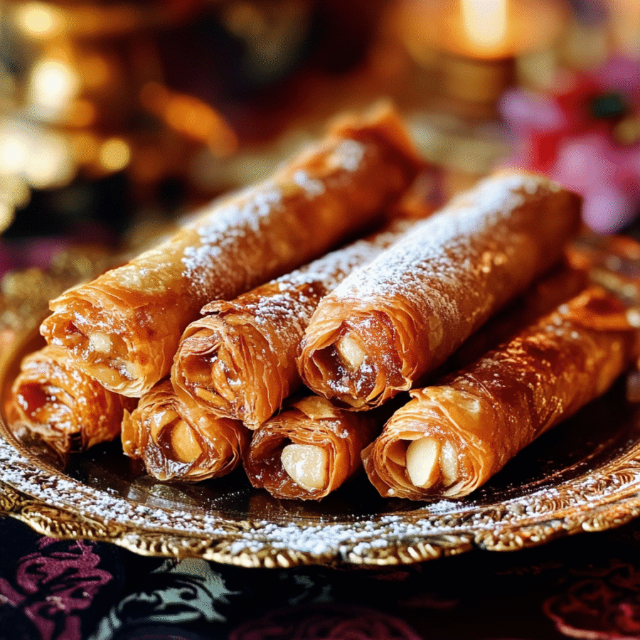 Moroccan Honey Almond Cigars