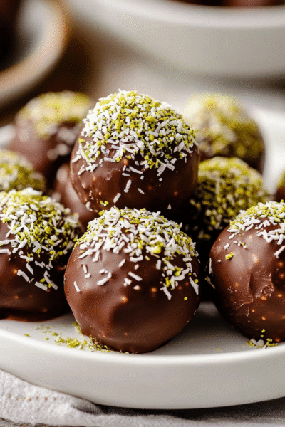 No-Bake Dubai Chocolate Balls