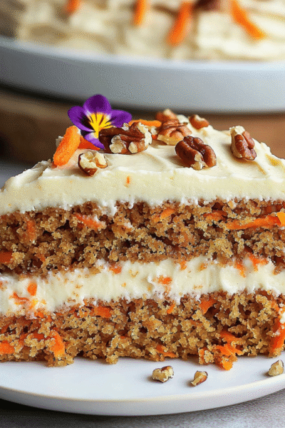 No Sugar, No Flour Carrot Cake