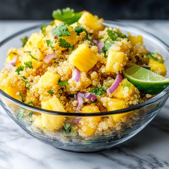 Pineapple Cilantro Quinoa Salad