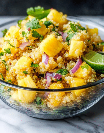 Pineapple Cilantro Quinoa Salad
