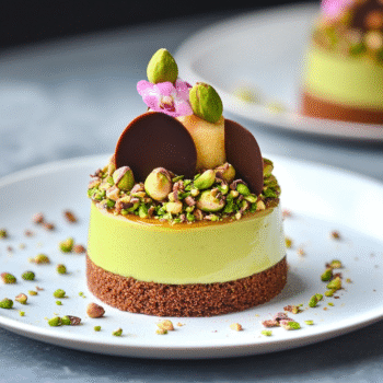 Pistachio Praline Entremet