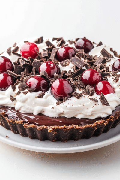 Rich & Creamy Black Forest Cherry Pie