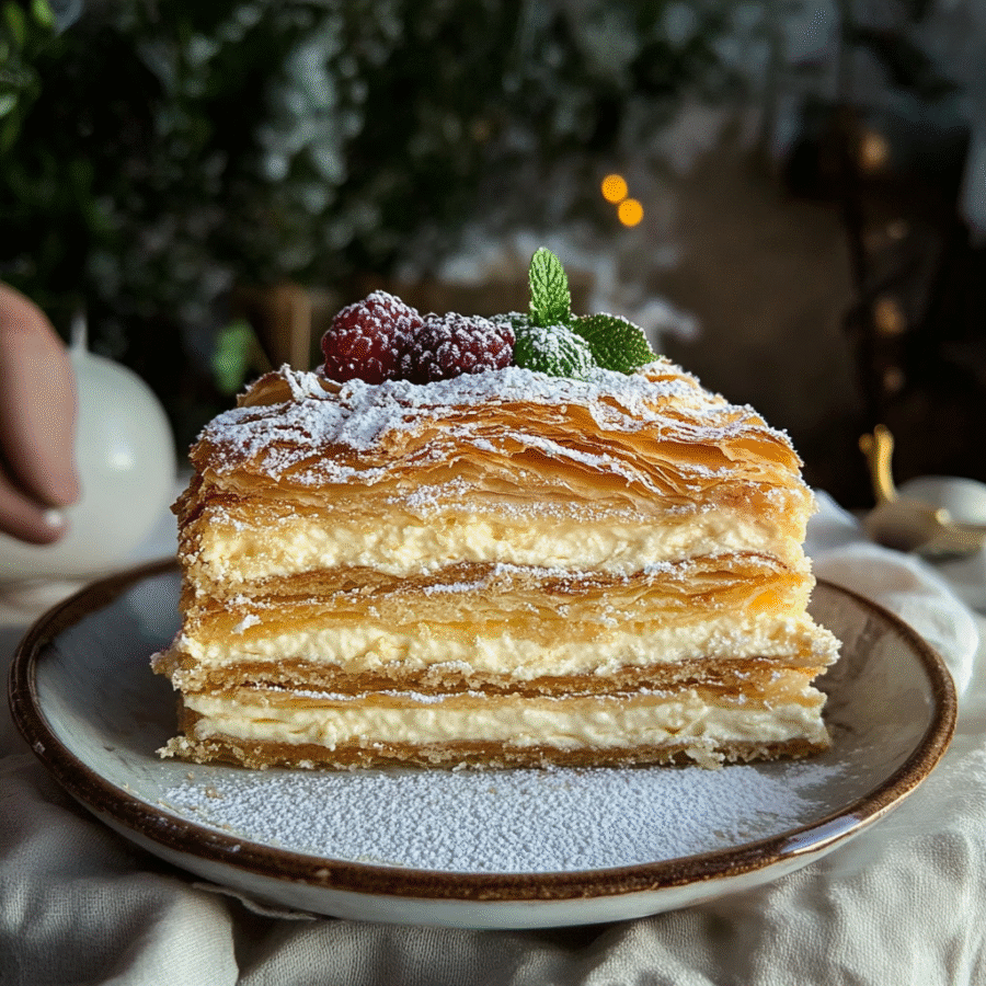 Russian Napoleon Cake – Puff Pastry Cake