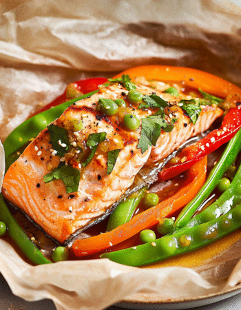 Salmon En Papillote with Ginger & Soy