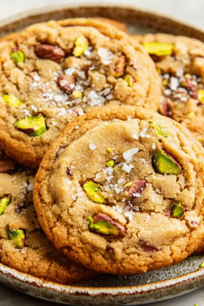 Salted Pistachio Cookies
