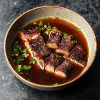 Smoked Rib Consommé