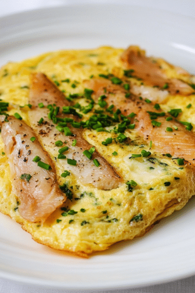 Smoked Trout & Gruyère Omelet