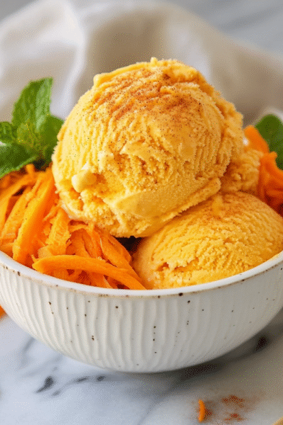 Spiced Carrot Ice Cream