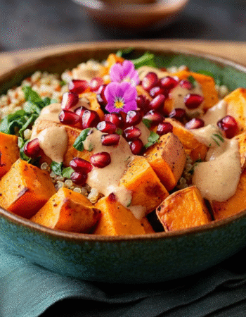 Sweet Potato & Pomegranate Grain Bowls