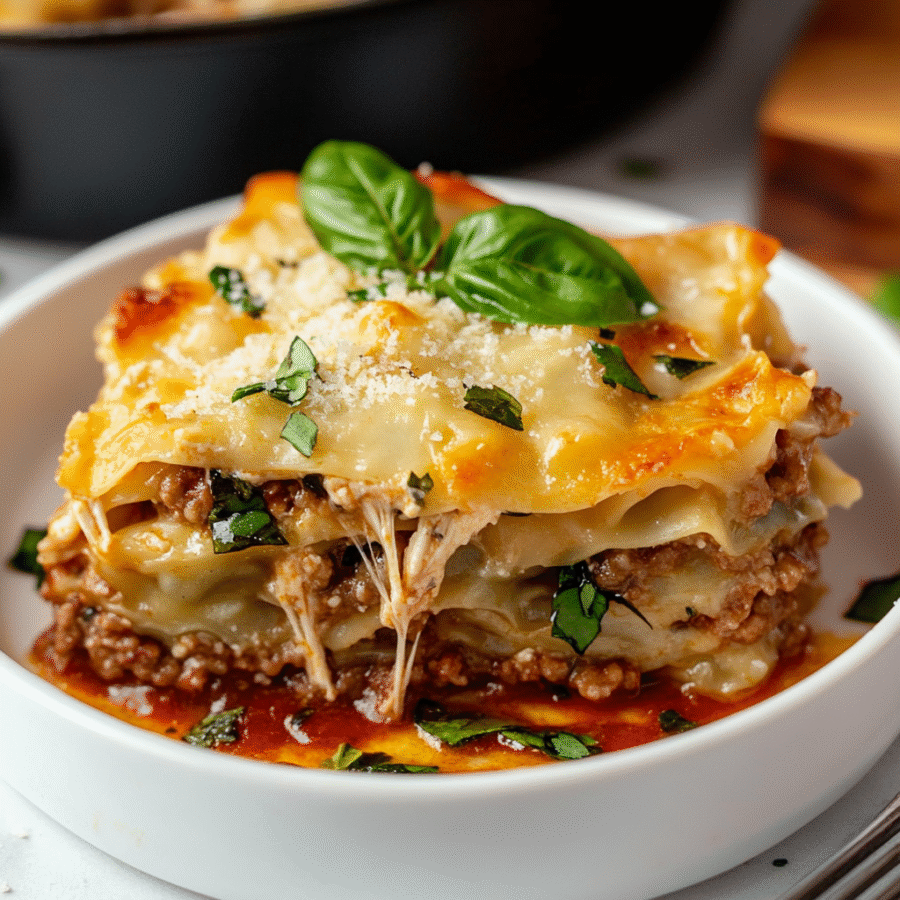 TikTok Viral Dumpling Lasagna