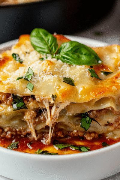 TikTok Viral Dumpling Lasagna