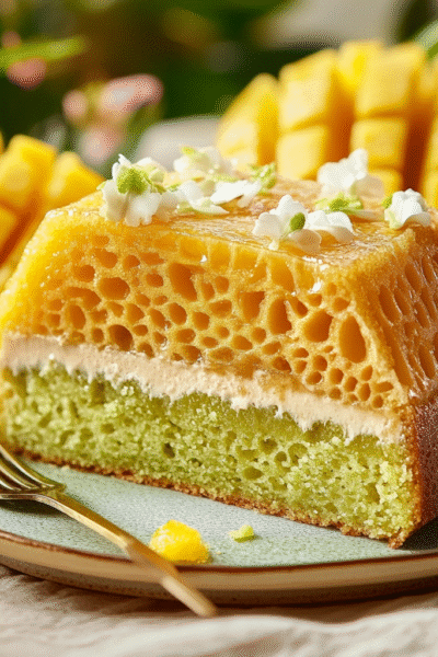 Traditional Vietnamese Honeycomb Cake