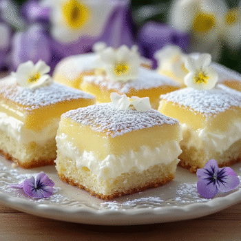 Vanilla Custard Cream Squares