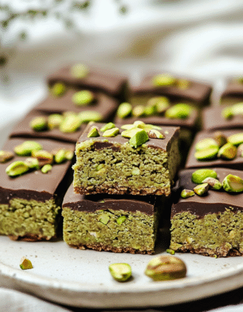Vegan Pistachio Protein Bars