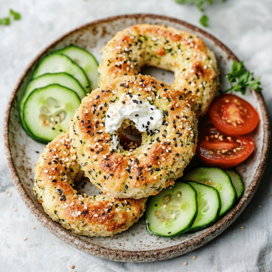 Zucchini Bagels