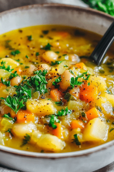 vegan serbian bean soup