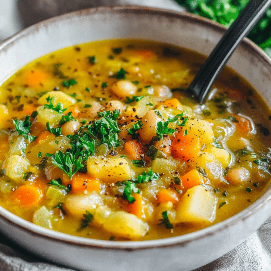 vegan serbian bean soup