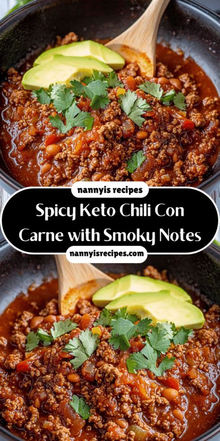 Spicy Keto Chili Con Carne with Smoky Notes Delights! 7 20 1