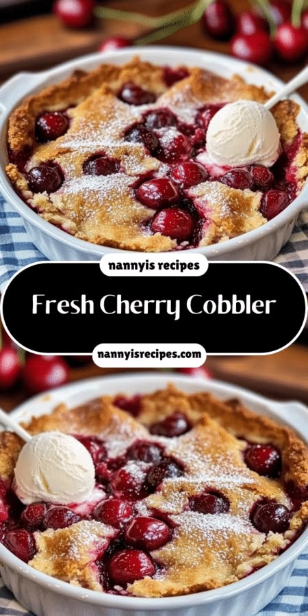 Fresh Cherry Cobbler: A Must-Try Summer Delight!! 6 2367902f38d5df105a7457f6819e155e