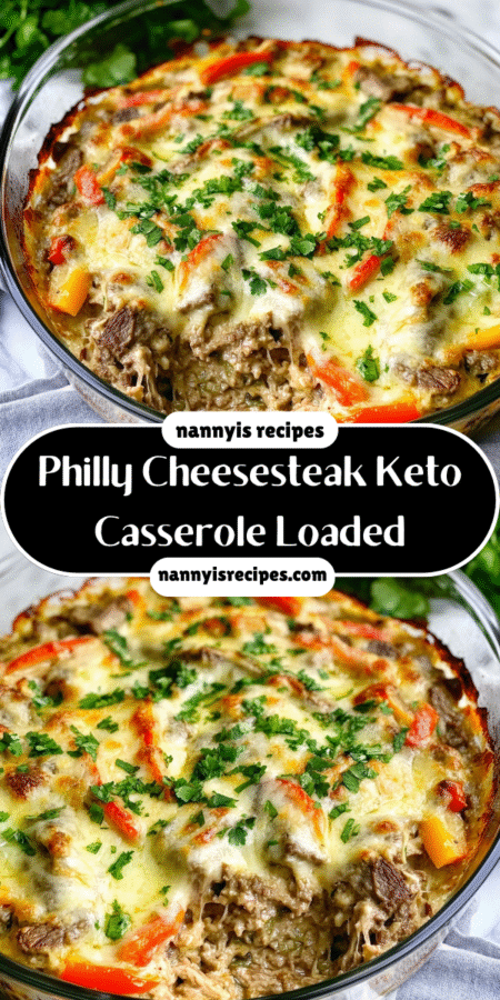 Philly Cheesesteak Keto Casserole Loaded: A Must-Try Recipe! 7 25 1