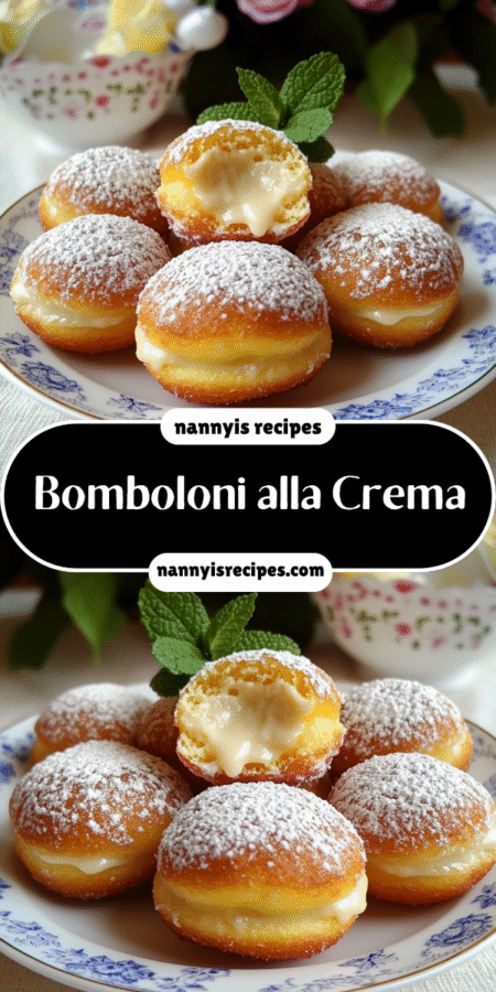 Bomboloni alla Crema: Perfect Your Italian Doughnuts! 6 9 2