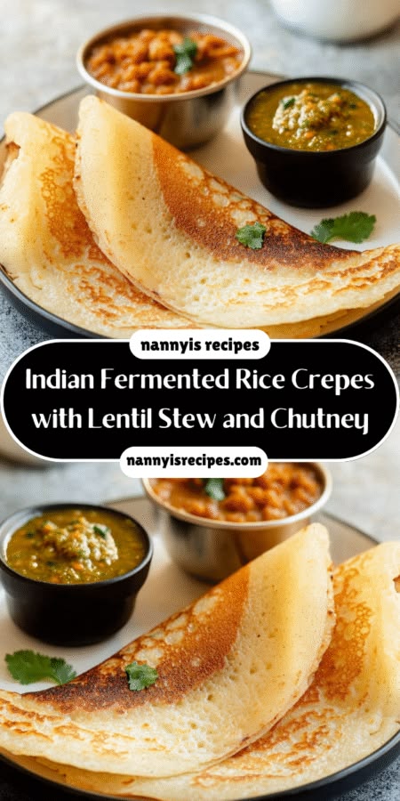 Indian Fermented Rice Crepes with Lentil Stew and Chutney Delightful Recipe for a Savory Meal You'll Love! 6 9dad11d4e87df09fb5855b03e7eed73b