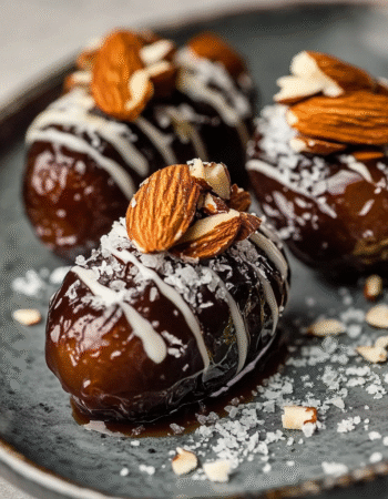 Almond Joy Stuffed Dates