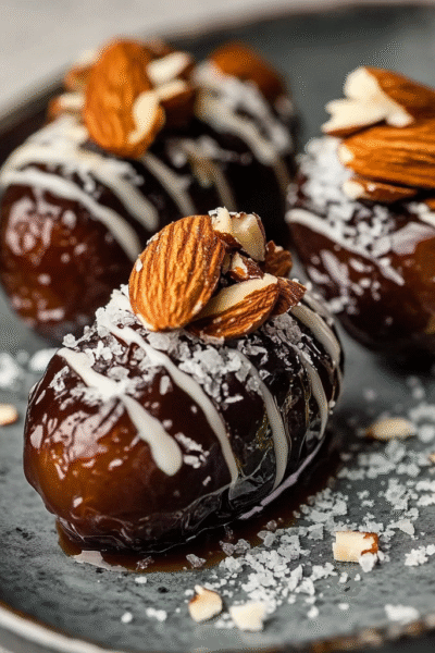 Almond Joy Stuffed Dates
